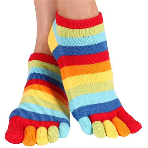 Toe Toe Everyday Trainer Toe Socks - Multi-colour | Toe Toe Socks | KJ ...