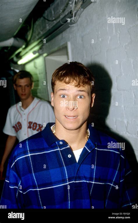 Brian Littrell (Backstreet Boys) on 23.08.1997 in Hamburg. | usage worldwide Stock Photo - Alamy