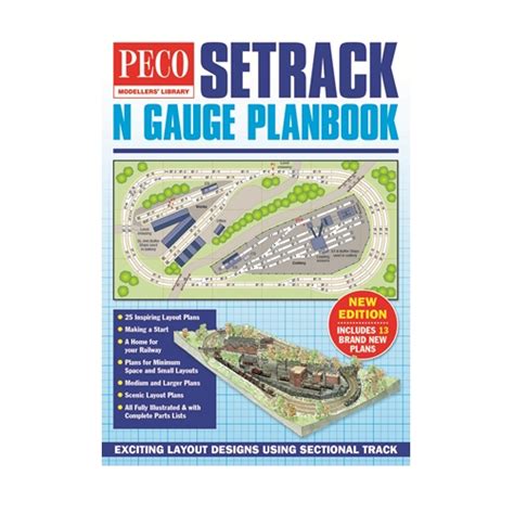 Peco Track for Model Railways Code 55 Streamline N Gauge: IN-1 Setrack Plan Book Track Plans ...