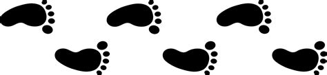 Footprints clipart free download on WebStockReview