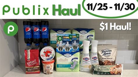 Publix Cheap Grocery Deals This Week | 11/25 to 11/30 | $1 Haul! - YouTube