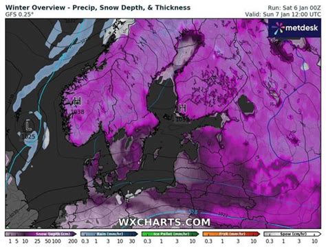 Europe snow latest: New horror maps show Arctic plume swamping ...