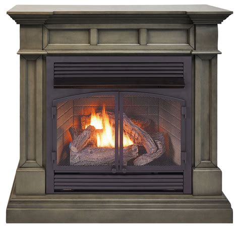 Duluth Forge Dual Fuel Ventless Gas Fireplace With Mantel - 32,000 BTU – BuyersDepot.com