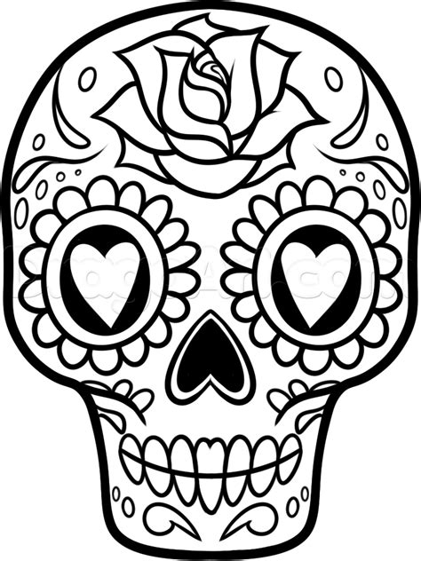 Skull Coloring Pages | Free download on ClipArtMag