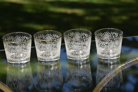 Vintage Whiskey Bourbon Glasses, Set of 4, Libbey, circa 1970's ...