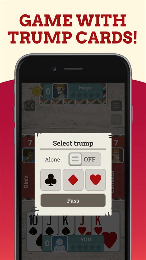 Euchre: Play for free on your smartphone and tablet! - Jogatina Apps