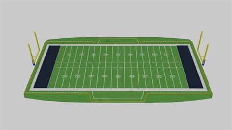 superbowl field 3d model