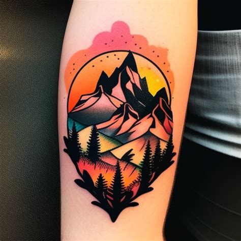 65 Colorado Mountain Tattoo Ideas - TattooClue.com