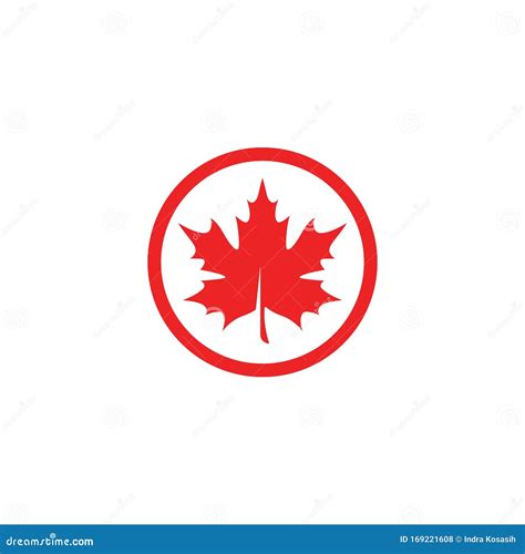 Maple Leaf Logo Template Vector Icon Illustration Stock Vector - Illustration of canadian, sign ...