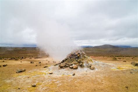 Fumarole, Iceland stock image. Image of sulphurous, steam - 95306911