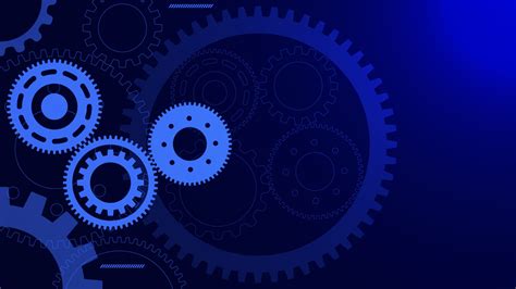 Cogs and gear wheel mechanism for mechanical engineering and technical background design concept ...