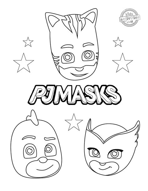 122 PJ masks Coloring Pages - ColoringPagesOnly.com