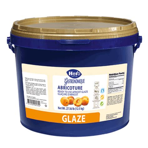 Apricot Glaze 27.56 lbs | Hero Foodservice