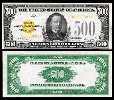 500 DOLLAR BILL GLOSSY POSTER PICTURE PHOTO five hundred currency money usa 117 | eBay