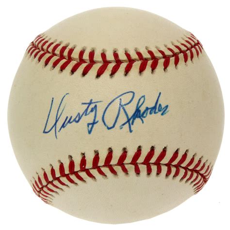 Dusty Rhodes Autographed Rawlings Official Major League Baseball - PSA ...