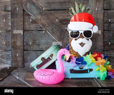 Christmas Beach Vacation Stock Photo - Alamy