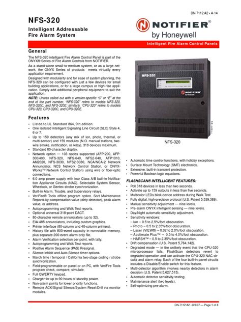 NFS-320.pdf | Personal Computers | Manufactured Goods