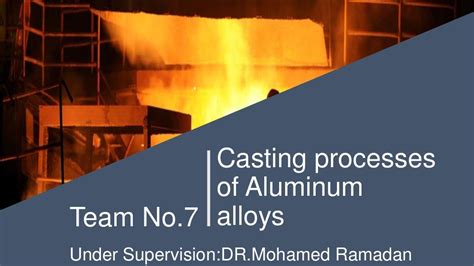 Casting processes of aluminum alloys