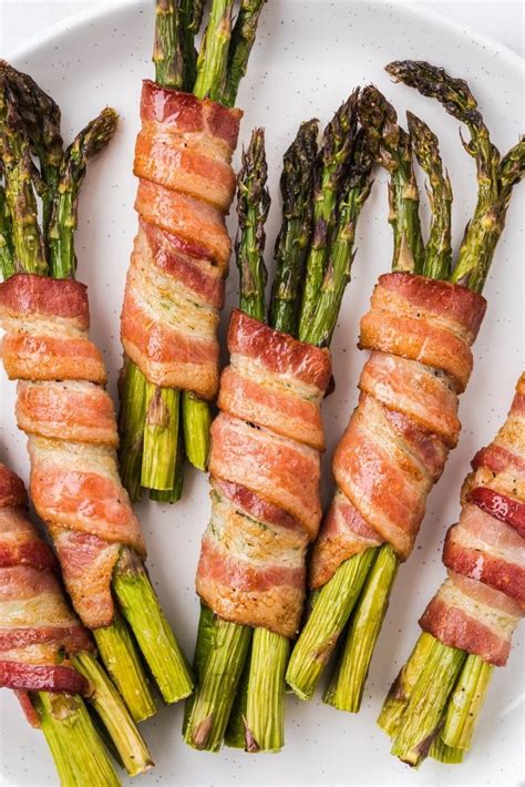 Bacon Wrapped Asparagus Recipe - Princess Pinky Girl