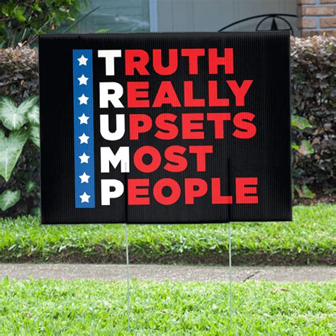 TRUMP Funny Political Yard Sign - CustomSigns.com