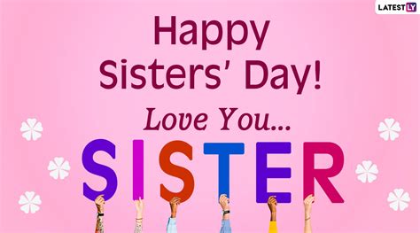 Festivals & Events News | Happy Sisters' Day 2020 Wishes, HD Images ...