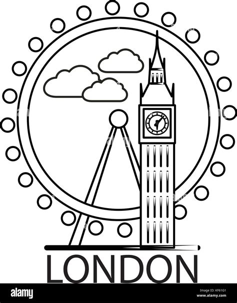 London Skyline Drawing Easy - animaisdebem