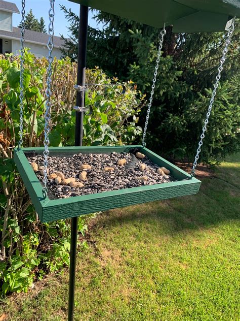 Bird feeder tray style with roof . | Etsy