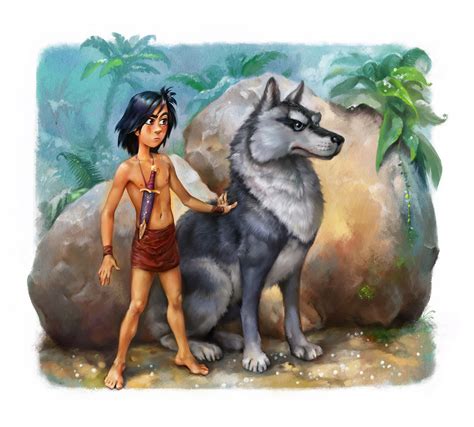 Mowgli. Illustrations for the "Dreamsland" book on Behance