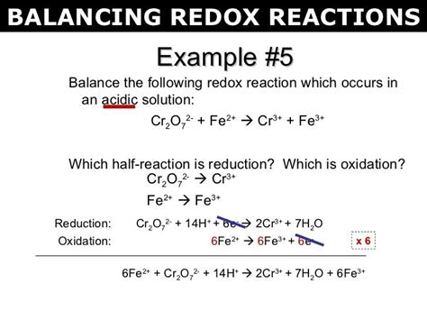 Tang 02 balancing redox reactions 2