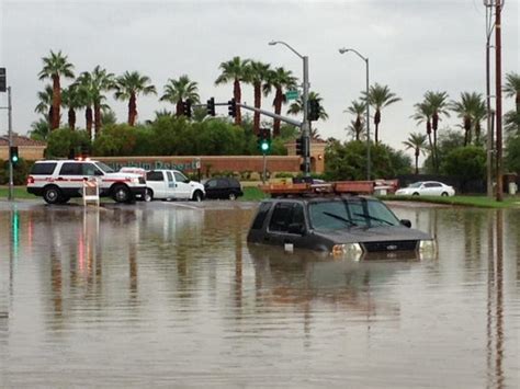 Storm brings flash flood warning and road closures to Palm Springs area