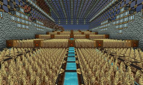 Automatic Big Wheat Farm Minecraft Project