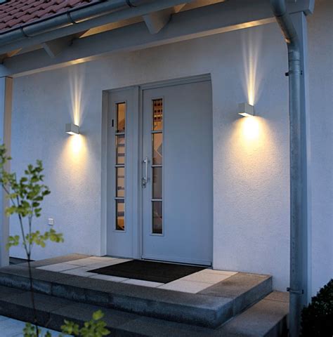 Exterior. Exterior Lighting Fixtures Wall Mount for Modern House ... Front Porch Lighting ...