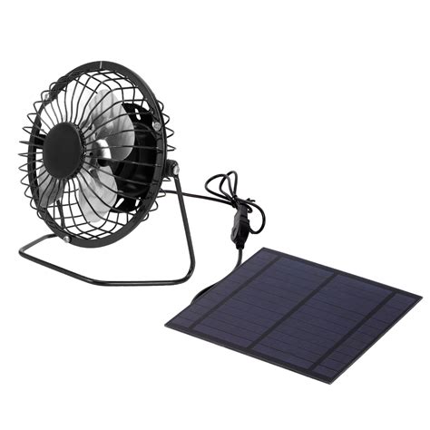 Haofy Solar Panel Cooling Fan, Portable Durable 5W Portable Fan Solar Panel Powered Fan, For ...