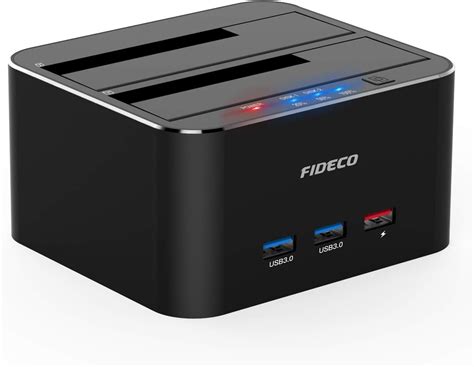 USB 3.0 Hard Drive Docking Station, FIDECO Aluminum USB 3.0 to SATA ...