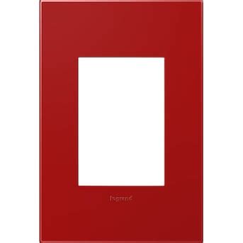 Legrand adorne 1-Gang Specialty Screwless Square Wall Plate, Cherry in the Wall Plates ...