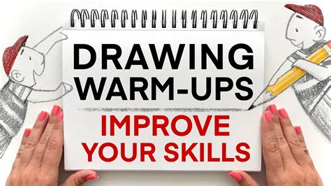 12 Drawing Exercises to Improve Your Art Skills! Warm-Up Practice - YouTube