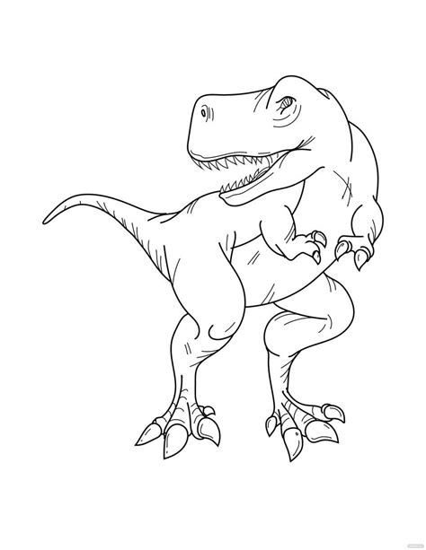 Coloring Pages Dinosaur Bones