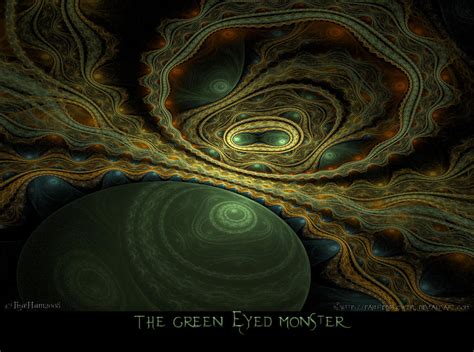 The Green Eyed Monster by paintedflowers on DeviantArt