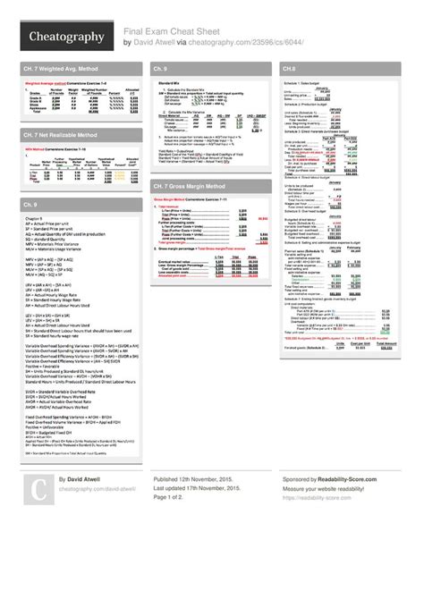 Final Exam Cheat Sheet | Final exams, Exam, Cheat sheets