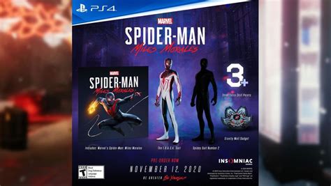 Spider-Man: Miles Morales PS4 preorders go live with two special suits