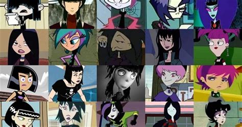 Girl Cartoon Characters With Black Hair