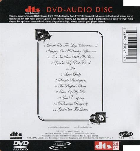 Queen "A Night At The Opera" DVD-Audio gallery