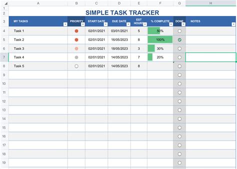 Ultimate Task Tracker Template for Excel