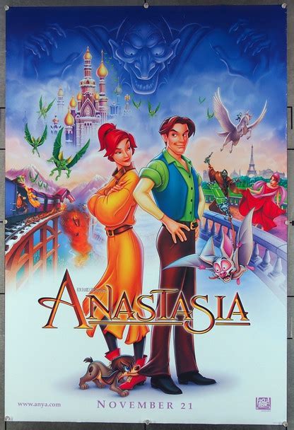 Original Anastasia (1997) movie poster in C8 condition for $40.00