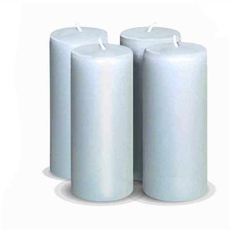 3" x 8" White Stearine Advent Candles: Set of 4 | St. Patrick's Guild