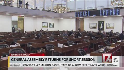 NC General Assembly returns Monday for short session - YouTube