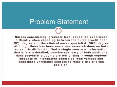 Statement Of The Problem Questions Examples