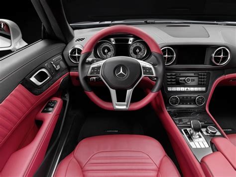 The interior of a 2013 Mercedes Benz SL550 Roadster is feisty ...