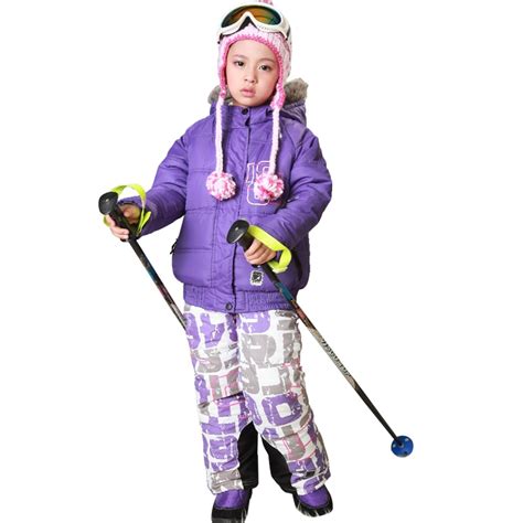 kids clothes boys Ski Wear Waterproof Breathable Winter Thick Warm Outdoor Mountaineering girls ...