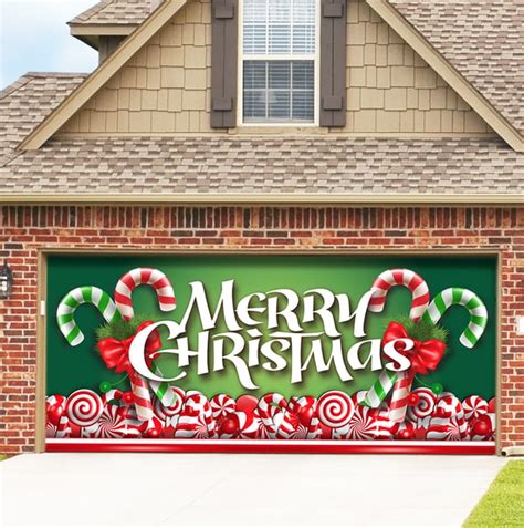 Candy Garage Door Mural | Garage Christmas Banner s | POPSUGAR Home Photo 18